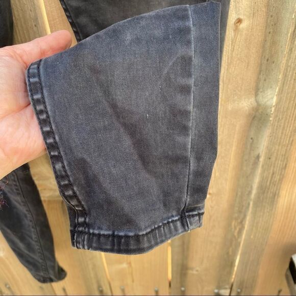Free People Sueded Sateen Zipper Back Skinny Jeans size 25 - Picture 10 of 13